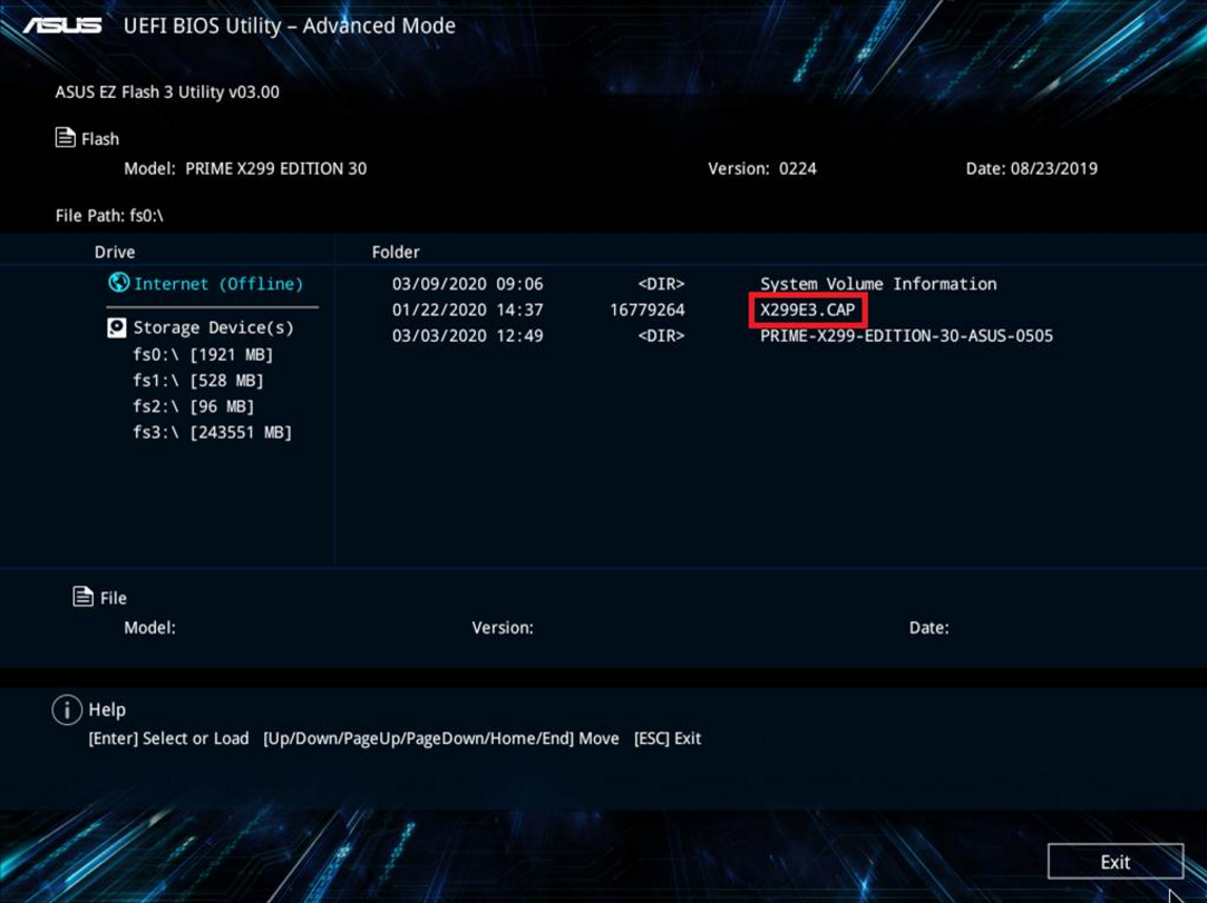 华硕主板开机显示warning Bios Recovery Mode Has Been Detectedcrashfree Bios的解决办法 攀升知识库 6832